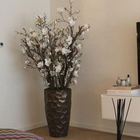 Jardin populaire moderne décoratif fibre argile fleur planteur taille différente jardinière Pot ciment pots de fleurs