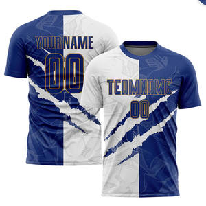 Uniforme de football pour hommes imprimé par sublimation, prix de gros, design personnalisé, qualité supérieure, 100% polyester, séchage rapide - Product Image 3