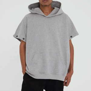 Sudadera con Capucha Personalizada 100% Algodón, 300 Gsm, Transpirable, Ecológica, de Corte Holgado para Hombre, Estilo Urbano, con Bordado y Patrón Sólido - Product Image 4