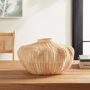 Jarrón de ratán Evren tejido a mano-2025 pieza de decoración moderna natural para regalos de inauguración de la casa | Venta al por mayor por Tienphong - Product Image 3