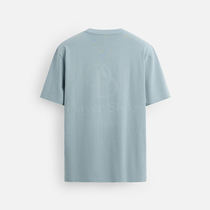 T-shirt Homme en Coton Tricoté 100% OEM/ODM, Coupe Classique, Design Décontracté, Impression en Relief de Logo Personnalisé, Couleur Unie, Marque Blanche - Product Image 5