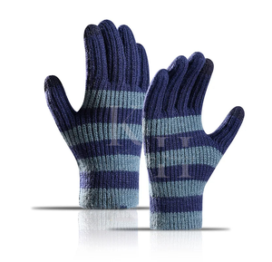 Gants tactiles tricotés en coton 100 % biologique de haute qualité, respirants et écologiques, longueur poignet, pour protéger bébé en toutes saisons - Product Image 5
