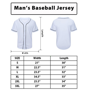 Camiseta de béisbol dividida personalizada de alta calidad con botones, Camiseta deportiva con nombre cosido personalizado para hombres - Product Image 4