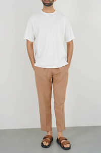 T-shirts Homme Oversize 100% Coton de Haute Qualité 2025, Style Hip Hop, Couleur Unie, Logo Personnalisé Imprimé, Manches Courtes, Respirants, Marque OEM - Product Image 5