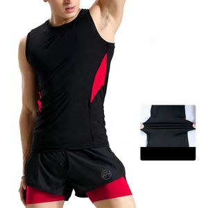 Logo personnalisé pour hommes Gym Athletic Active Wear 100% Polyester Shorts de course pour hommes - Product Image 5