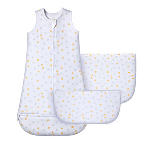 ขายส่งถุงนอนผ้าฝ้ายเด็กทารก Unisex แขนยาวสวมใส่ได้ กระสอบ ผ้าห่ม / ถุงนอนเด็ก - Product Image 4