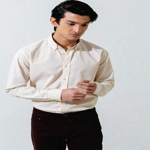 Camisetas de vestir ajustadas de seda personalizadas para hombre, ropa informal, camisas de manga larga estampadas para hombre, camisas de moda - Product Image 3
