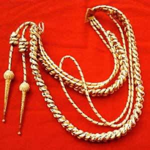 Uniforme de oficial de ayudante alemán con cordón metálico recubierto de Aiguillette Aiguillettes para vestido de ropa - Product Image 2