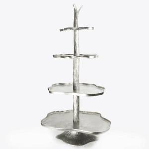 Rust-resistant Aluminum <b>Cake</b> Stand with a High-gloss Surface & Ideal for Showcasing <b>Cakes</b> at <b>Weddings</b> and Elegant Parties - Product Image 6