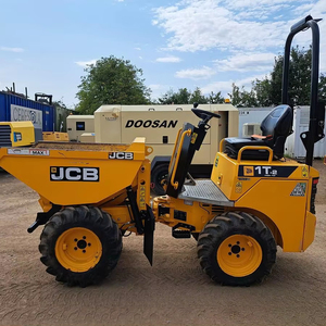 JCB 1 tonne Dumper avec chargeur frontal assez utilisé prêt pour les travaux de construction lourds Euro 2 norme d'émission de carburant diesel - Product Image 4