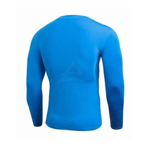 Spandex / Polyester Made Men <b>Compression</b> T-<b>Shirts</b> Private Label <b>Customized</b> Logo <b>Design</b> Men <b>Compression</b> T-<b>Shirts</b> - Product Image 2