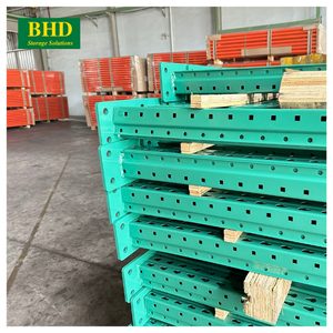 Rack à palettes sélectif en acier standard américain personnalisé le plus vendu du fournisseur du Vietnam RAL6000 couleur entrepôt empilable étagères étagères - Product Image 4