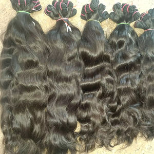 Alta calidad Sushma Indian Remy Virgin Hair Weaving Extension Deep Wavy Machine Weft Cabello humano 95-105gm Todos los colores - Product Image 2