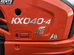 Mini-excavatrice hydraulique Kubota KX040-5 de qualité supérieure 2022, excavatrice compacte sur chenilles 4T avec cabine fermée pour l'excavation - Product Image 4