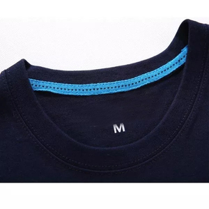 เสื้อยืดสำหรับผู้ชายเสื้อโอเวอร์ไซส์สำหรับเล่นกีฬาคอกลมลายทางดีไซน์โลโก้เจลซิลิกอน - Product Image 3