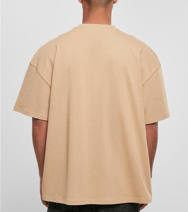 เสื้อยืดผู้ชายผ้าคอตตอน100% ไหล่ตกไซส์ใหญ่ OEM เสื้อบ็อกซี่ปรับแต่งโลโก้ได้ - Product Image 6