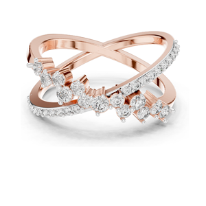 Bague pour femme en diamant de laboratoire de 0,473 carats, clarté VVS-VS EF, or 18 carats, 14 carats, 10 carats et argent 925, or rose, or jaune, or blanc - Product Image 2