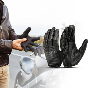 Venta al por mayor guantes de moda de cuero genuino cómodo y de moda invierno esencial para hombres mujeres guantes de conductores - Product Image 4