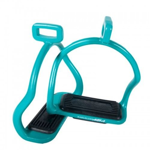 Estribos Jinn de aluminio personalizables de alta calidad, seguridad duradera, estilo occidental, carreras de caballos, varios colores, logotipo personalizado, equitación - Product Image 1