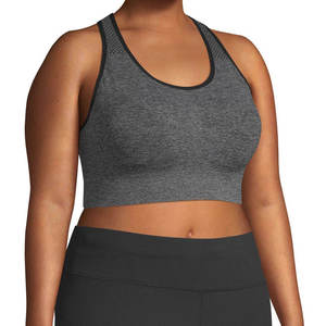 2024 vente chaude vêtements de sport soutiens-gorge de sport haute élasticité Spandex licou cou dos nu sans couture Yoga soutien-gorge - Product Image 3
