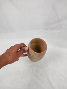 Handmade Eco-Friendly Wooden Mug Rustic and Durable Natural Wood <b>Cup</b> Vintage Design Style for <b>Parties</b> - Product Image 5