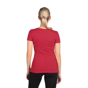 Camiseta de Cuello en V Ideal para Mujer Next Level Apparel 1540, Ligera, de Algodón y Poliéster, Transpirable - Product Image 2