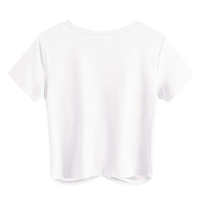 Wholesale Customized Logo Gym Wear Women crop <b>t</b> <b>shirt</b> Hot Sale Quick Dry Breathable Short Sleeve <b>Ladies</b> crop <b>t</b> <b>shirt</b> - Product Image 2