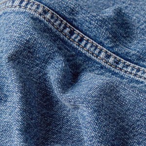 Veste en jean bleu foncé pour hommes bouton personnalisé vêtements d'extérieur élégant broderie Streetwear inspiré respirant sans couture pour décontracté - Product Image 4