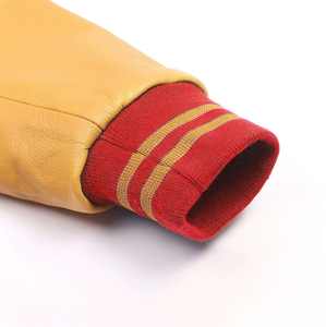 Veste de baseball de style sportif unisexe, veste bomber en velours côtelé personnalisée, vêtements de collège, look tendance de rue, personnalisable à l'avant - Product Image 5