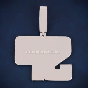 Venta caliente Hip Hop colgante lujoso personalizado 925 plata esterlina corte redondo Moissanite diamante joyería - Product Image 6