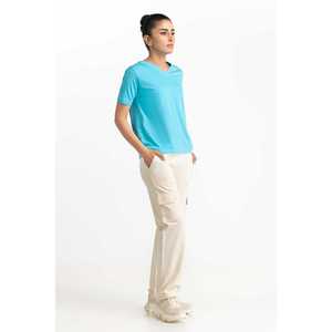 Camiseta de Punto Transpirable Azul Claro 231-213-010 a - Product Image 3
