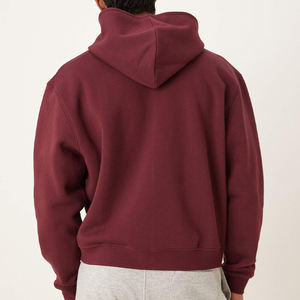 2025 Sudadera con capucha de gran tamaño en blanco de alta calidad ropa de calle moda personalizada hombres sudaderas con capucha al por mayor precio de fábrica sudaderas con cremallera completa - Product Image 6