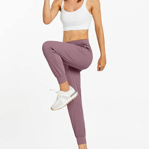 Custom Logo Heavyweight Breathable <b>Velour</b> Stacked <b>Jogger</b> Set for <b>Women</b> High Waist Cotton Pants Stretch Feature for Adults - Product Image 4