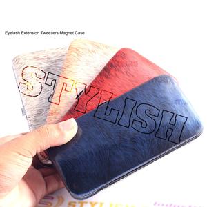Logo personnalisé isolation faux cils outils ensemble extension de cils miroir pince à épiler pointu en acier inoxydable boîte Paing marque personnalisée - Product Image 2