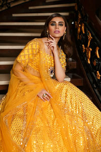 Top Design Salwar Kameez Costume en mousseline de soie Robe de créateur indienne pakistanaise Collection de tissus de mariage Robe de vente - Product Image 4