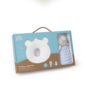 Cojín y Peluche Azul para Plagiocefalia, Set para Dormir - Product Image 1