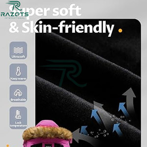 Chaqueta de Invierno Acolchada con Capucha Larga, Transpirable y de Alta Calidad, con Relleno de Algodón para Mujer, Modelo 2026 Razorts - Product Image 3