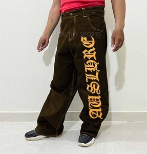 Pantalon de jogging ample unisexe en molleton léger en coton et polyester, personnalisé, décontracté, mi-long, avec cordon de serrage - Product Image 2