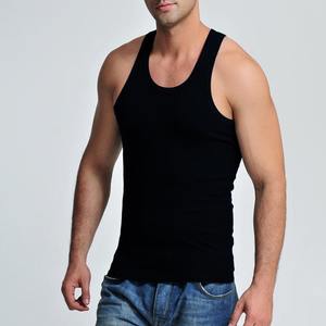 Ropa deportiva personalizada para hombre, camisetas sin mangas de secado rápido de malla para correr maratón informales, antisudor sin costuras, venta al por mayor - Product Image 5