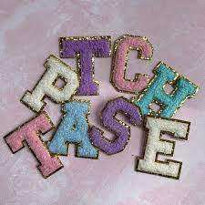 Logo brodé personnalisé de haute qualité patchs chenille arc-en-ciel bricolage sweat à capuche thermocollant hiver sweat à capuche tissé disponible - Product Image 3