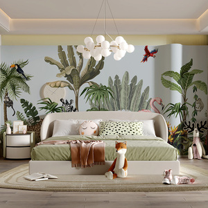 3D Arbres Fleur <span class=keywords><strong>Papier</strong></span> <span class=keywords><strong>Peint</strong></span> Feuille Nature <span class=keywords><strong>Papier</strong></span> <span class=keywords><strong>Peint</strong></span> Tropical <span class=keywords><strong>Papier</strong></span> <span class=keywords><strong>Peint</strong></span> Paysage Banane <span class=keywords><strong>Vert</strong></span> Moderne 100% Produit Personnalisé - Product Image 1