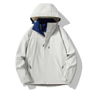 Chaqueta cortavientos e impermeable de primera calidad para hombre, chubasquero de secado rápido multicolor para uso en exteriores en invierno, venta al por mayor - Product Image 2