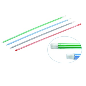 Brosse à balai en aluminium bicolore de 120 cm de long, brosse à balai double couleur pour le nettoyage domestique - Product Image 1