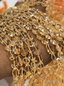AAA Natural Yellow <b>Citrine</b> Quartz Loose Gemstone Nuggets Beads 17 Inches Strand Size - 10 To 15mm - Product Image 3