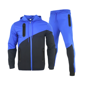 NUEVO Conjunto de pantalones de chándal acampanados y Sudadera con capucha Unisex de algodón en blanco Fleece Mens Street Wear Sudadera con capucha Flared Sweatsuit para ropa de gimnasio - Product Image 1