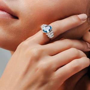 คอลเลกชันล่าสุดของแฮนด์เมด 100% น้ําจืดธรรมชาติแท้และแหวนประกาศเพชร 18k เครื่องประดับทองคําขาวขายดี - Product Image 2