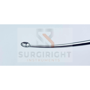 Precio de fábrica: Cureta manual de revisión con mango blanco y vástago curvo de 12.6, aprobada por CE e ISO, de Surgiright Instruments - Product Image 4