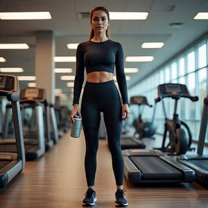 Vêtements de sport haut court Active décontracté vêtements actifs à manches longues culture T-Shirts femmes personnalisé blanc Yoga entraînement haut court Gym - Product Image 3