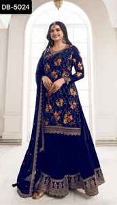 Dernière arrivée Nouvelle tendance Salwar Kameez pour femmes Robe de créateur indienne et pakistanaise pour mariage et fêtes - Product Image 4