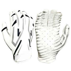 Gants larges de football américain légers avec logo personnalisé Gants de mise en jeu super collants pour le rugby par temps froid et respirant - Product Image 1